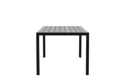 Garten Esstisch Amalfi - 205x90 cm aus Aluminium und Polywood in Beige oder Schwarz
