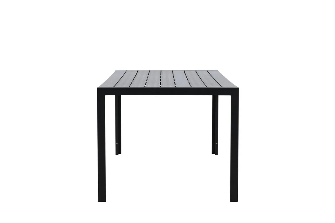 Garten Esstisch Amalfi - 205x90 cm aus Aluminium und Polywood in Beige oder Schwarz