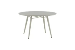 Garten Esstisch Arbor - Ø 120cm aus beigem Aluminium
