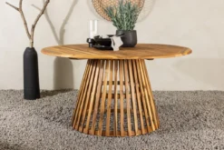 Garten Esstisch Aurelia - Ø 150cm aus Akazienholz in Naturoptik