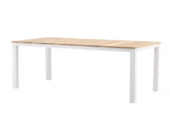 Garten Esstisch Eliano - 210x100 cm mit einer Tischplatte aus Teakholz in Naturoptik