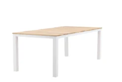 Garten Esstisch Eliano - 210x100 cm mit einer Tischplatte aus Teakholz in Naturoptik