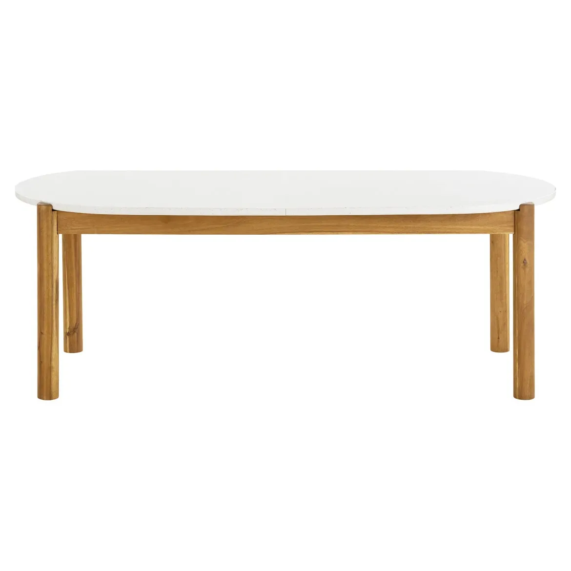 Garten Esstisch Kaldvila - aus Akazie und Terazzo