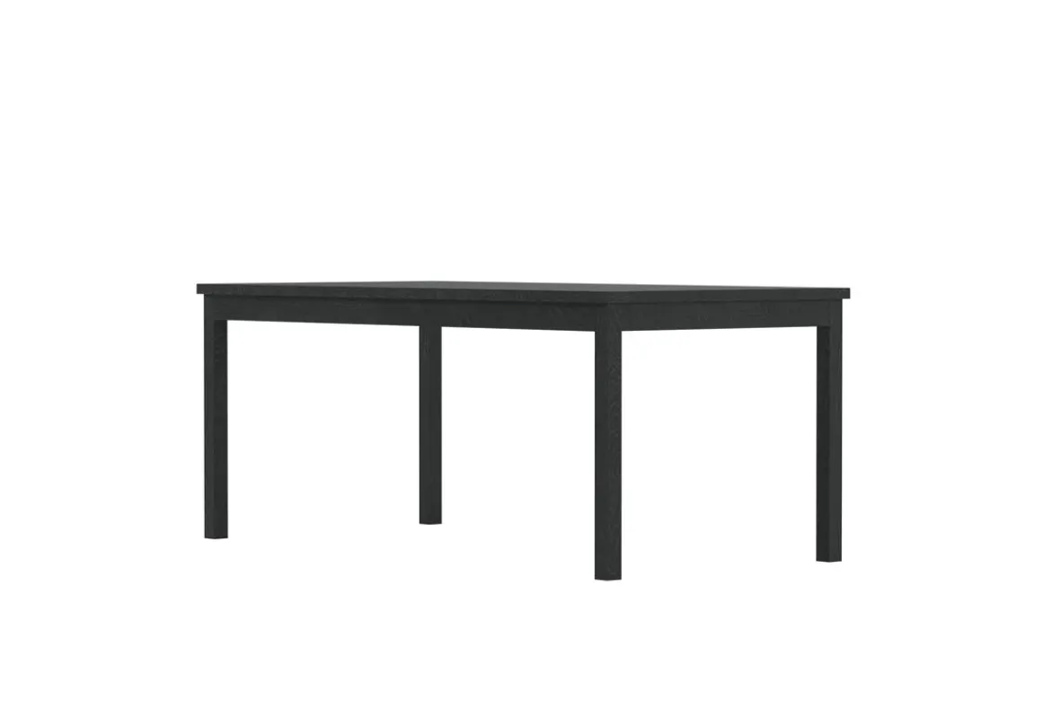 Garten Esstisch Lago - 180x90 cm aus weiß gekalktem oder schwarzem Teakholz