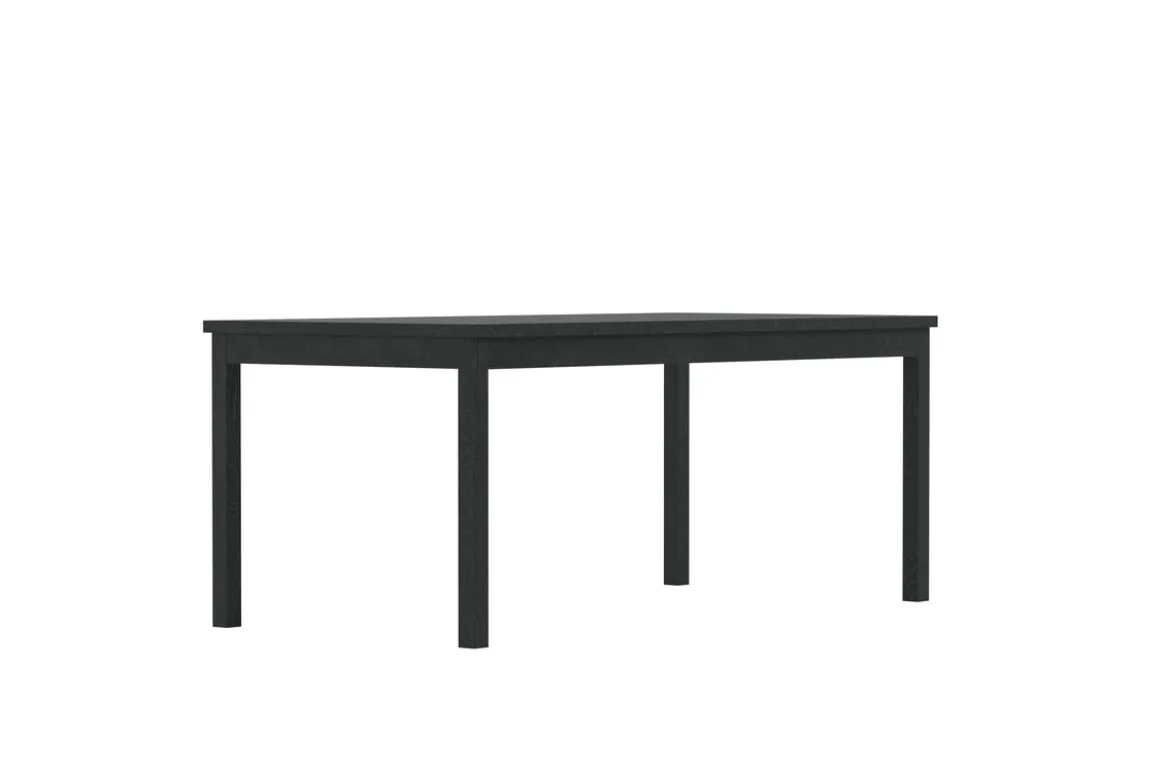 Garten Esstisch Lago - 180x90 cm aus weiß gekalktem oder schwarzem Teakholz
