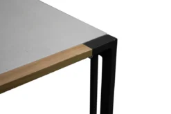 Garten Esstisch Lorenzo - 200x90 cm mit einer Tischplatte aus Glas und Teakholz