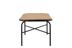 Garten Esstisch Lumo - 200x90 cm mit Akazien-Tischplatte in Naturoptik