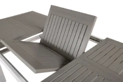 Garten Esstisch Ravello - Ausziehbar von 152 auf 210 cm mit weißem Aluminiumgestell
