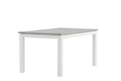 Garten Esstisch Ravello - Ausziehbar von 152 auf 210 cm mit weißem Aluminiumgestell