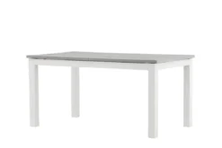 Garten Esstisch Ravello - Ausziehbar von 152 auf 210 cm mit weißem Aluminiumgestell