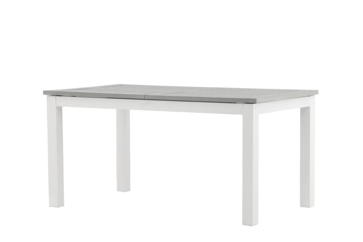Garten Esstisch Ravello - Ausziehbar von 152 auf 210 cm mit weißem Aluminiumgestell