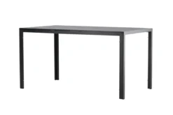 Garten Esstisch Siena - 140x80 cm aus Aluminium und Polywood in Beige oder Schwarz
