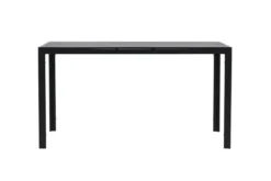 Garten Esstisch Siena - 140x80 cm aus Aluminium und Polywood in Beige oder Schwarz