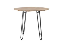 Garten-Esstisch Tavon – FSC®-Teakholz mit Metallgestell