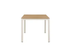Garten Esstisch Ätna - 210x90 cm in Beige mit einer Tischplatte aus Aintwood