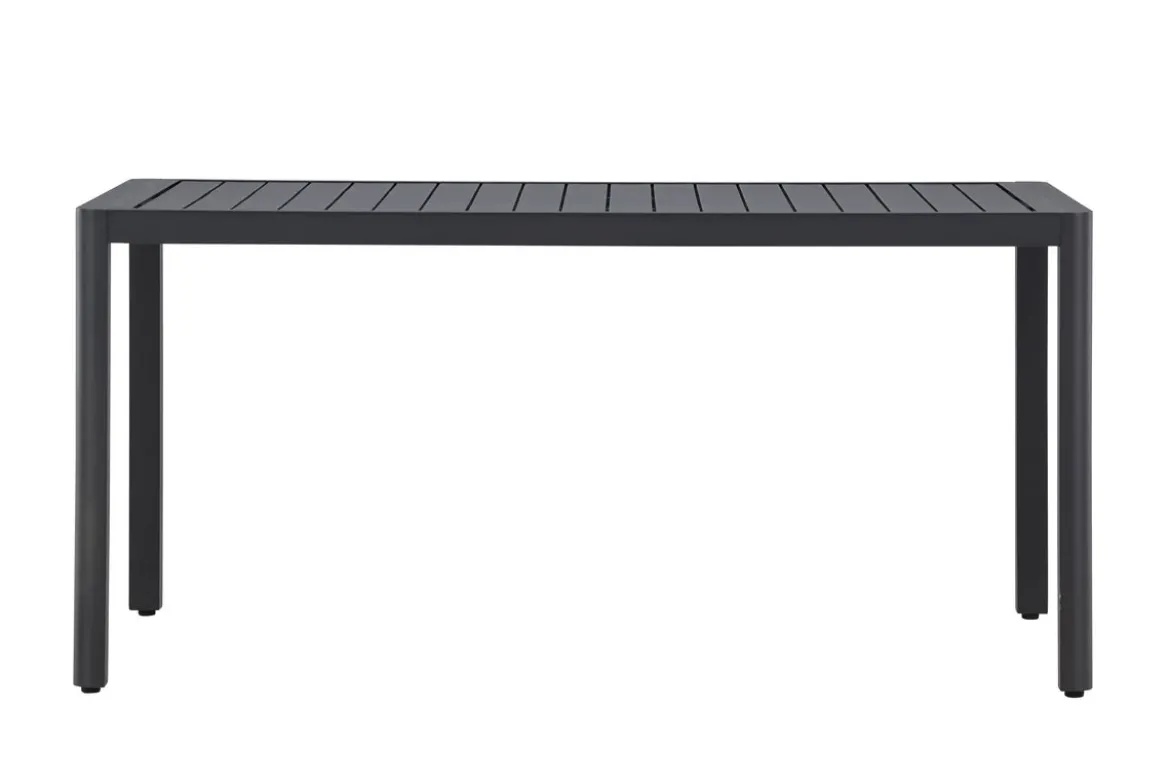 Garten Esstisch Vasta - 150x85 cm aus Aluminium in Beige oder Schwarz