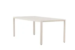 Garten Esstisch Vento - 200x90 cm aus Aluminium in Beige oder Schwarz