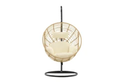 Garten Hängesessel Mercy - aus Rattan/Metall in Natur