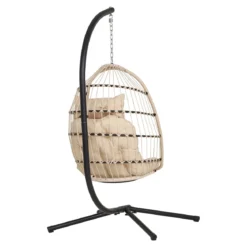 Garten Hängesessel Valora - aus PE-Rattan in Beige