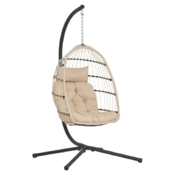 Garten Hängesessel Valora - aus PE-Rattan in Beige