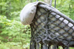 Garten Hängesessel Vera - aus Polyester in Weiß oder Grau