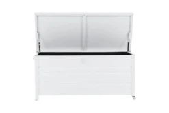 Garten Kissenbox Erika - Aus weißem Aluminium