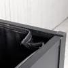 Garten Kissenbox Ludmilla - schwarze Aluminiumkonstruktion inkl. Innentasche