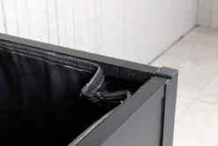 Garten Kissenbox Ludmilla - schwarze Aluminiumkonstruktion inkl. Innentasche