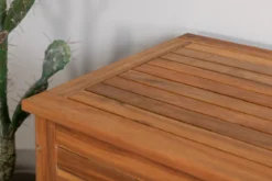 Garten Kissenbox Melissa - Aus Akazie in Natur-Optik