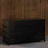 Garten Kissenbox Nessa - Aus schwarzem Aluminium