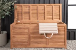 Garten Kissenbox Sorine - 60x130x50 aus Teakholz