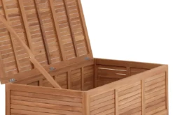 Garten Kissenbox Sorine - 46x130x70 aus Teakholz