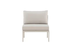 Garten Loungesessel Amina - mit wetterfesten Kissen in Beige