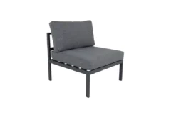 Garten Loungesessel Barbara – wetterfest aus Aluminium & Stoffkissen