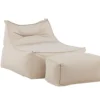 Garten- Loungesessel Hello Kombi - Wahlweise in Weiß/Braun oder Beige