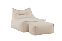 Garten- Loungesessel Hello Kombi - Wahlweise in Weiß/Braun oder Beige