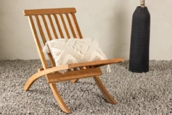 Garten-Loungesessel Hope- aus witterungsbeständigem Teakholz