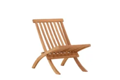 Garten- Loungesessel June - Aus Teakholz in Natur-Optik