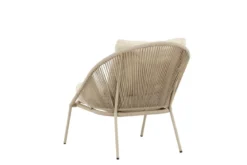 Garten- Loungesessel Larissa - In der Farbe Beige inklusive Kissen