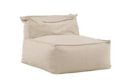 Garten Loungesessel Minoa – mit beigem Olefin Bezug