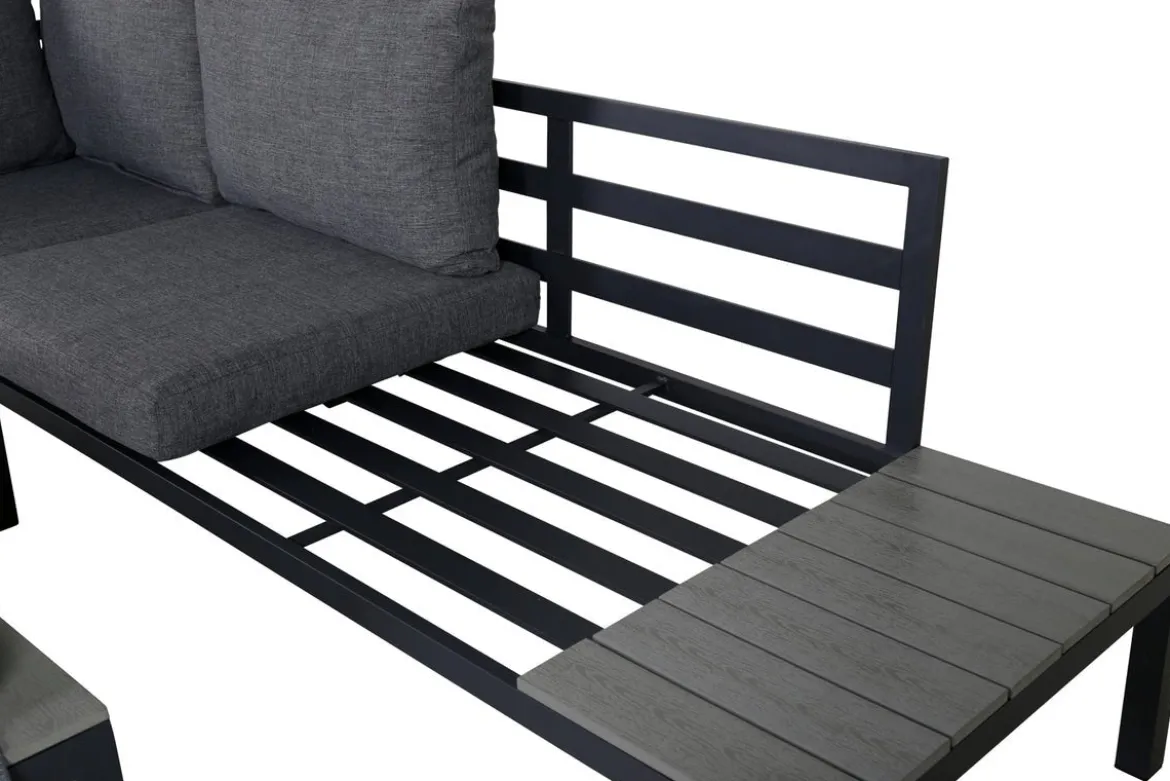 Garten Loungeset Anker – mit Ecksofa & Tisch, wetterfest