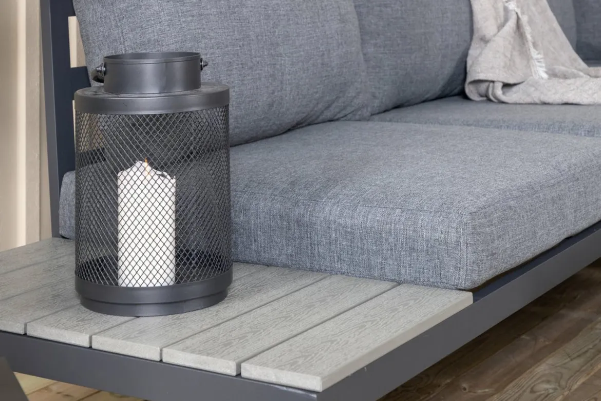 Garten Loungeset Anker – mit Ecksofa & Tisch, wetterfest