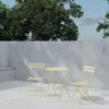 Garten Loungeset Elion – 3-teiliges Set mit rundem Tisch in 3 Farben