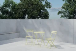 Garten Loungeset Elion – 3-teiliges Set mit rundem Tisch in 3 Farben