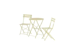 Garten Loungeset Elion – 3-teiliges Set mit rundem Tisch in 3 Farben