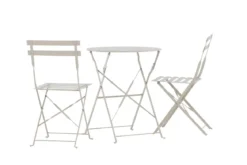 Garten Loungeset Elion – 3-teiliges Set mit rundem Tisch in 3 Farben