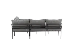 Garten Loungeset Felicita – Ecksofa mit 4 Sitzplätzen und Couchtisch