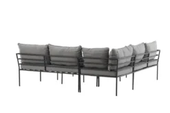 Garten Loungeset Felicita – Ecksofa mit 4 Sitzplätzen und Couchtisch