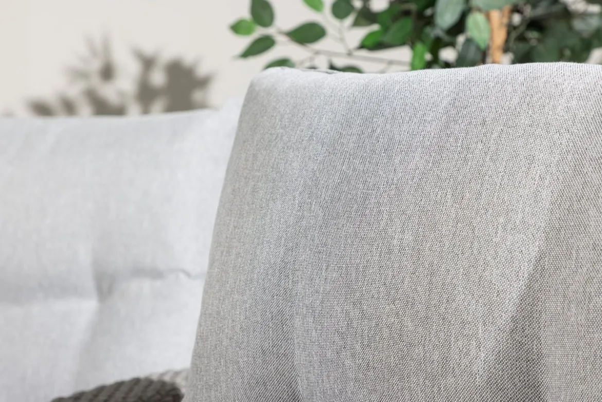 Garten Loungeset Henry – mit Glasplatte & Sitzkissen