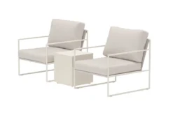 Garten Lounge Set Karino – 3 teiliges Set in Beige